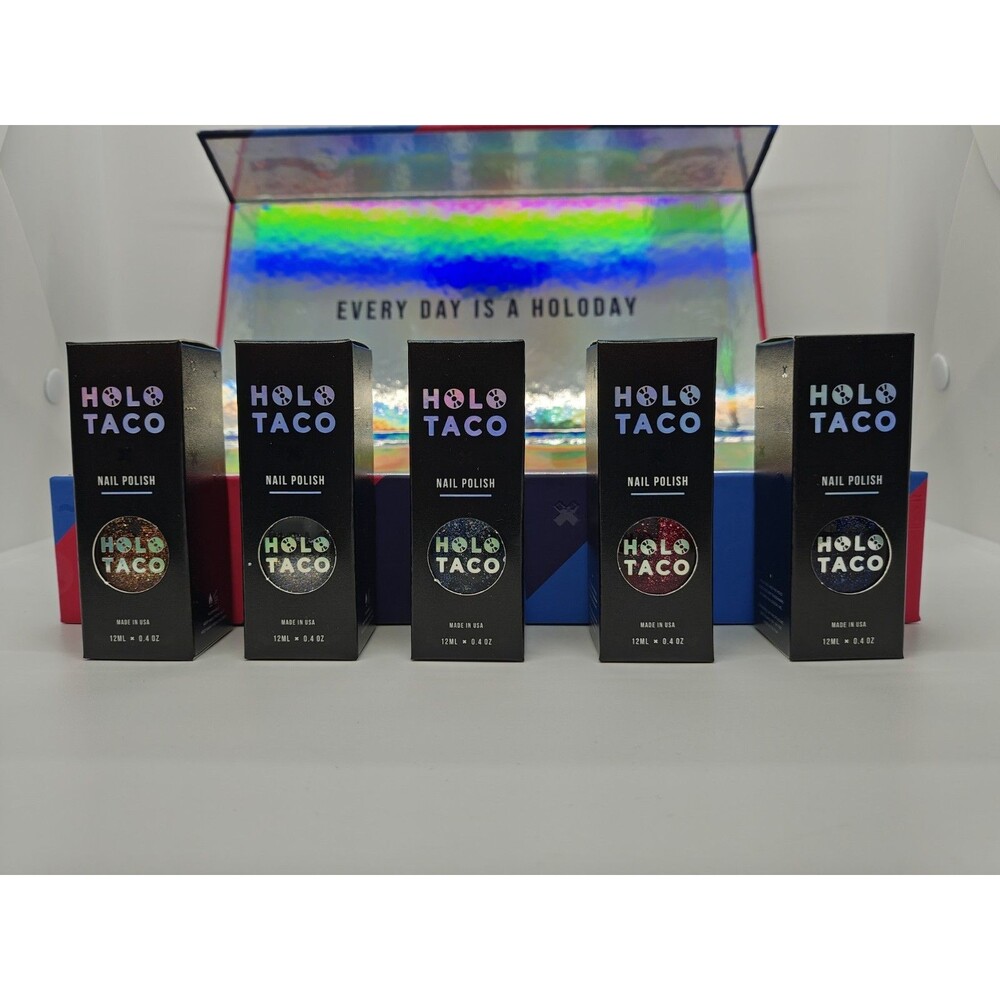 Holo Taco "Holoday" Holiday Nail Polish Collection 2019 Holographic *READ*